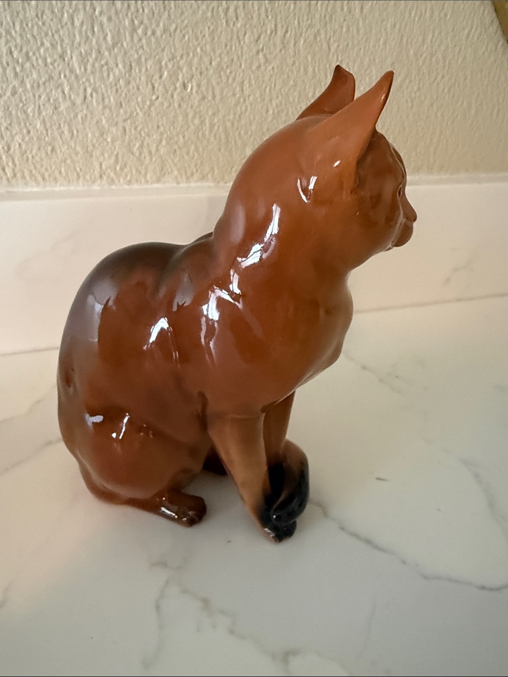 Vintage MCM JSC Pottery Abyssinian Cat 1967 - Picture 5 of 8